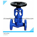 DIN Bellow Ductile Iron Flange Globe Valve